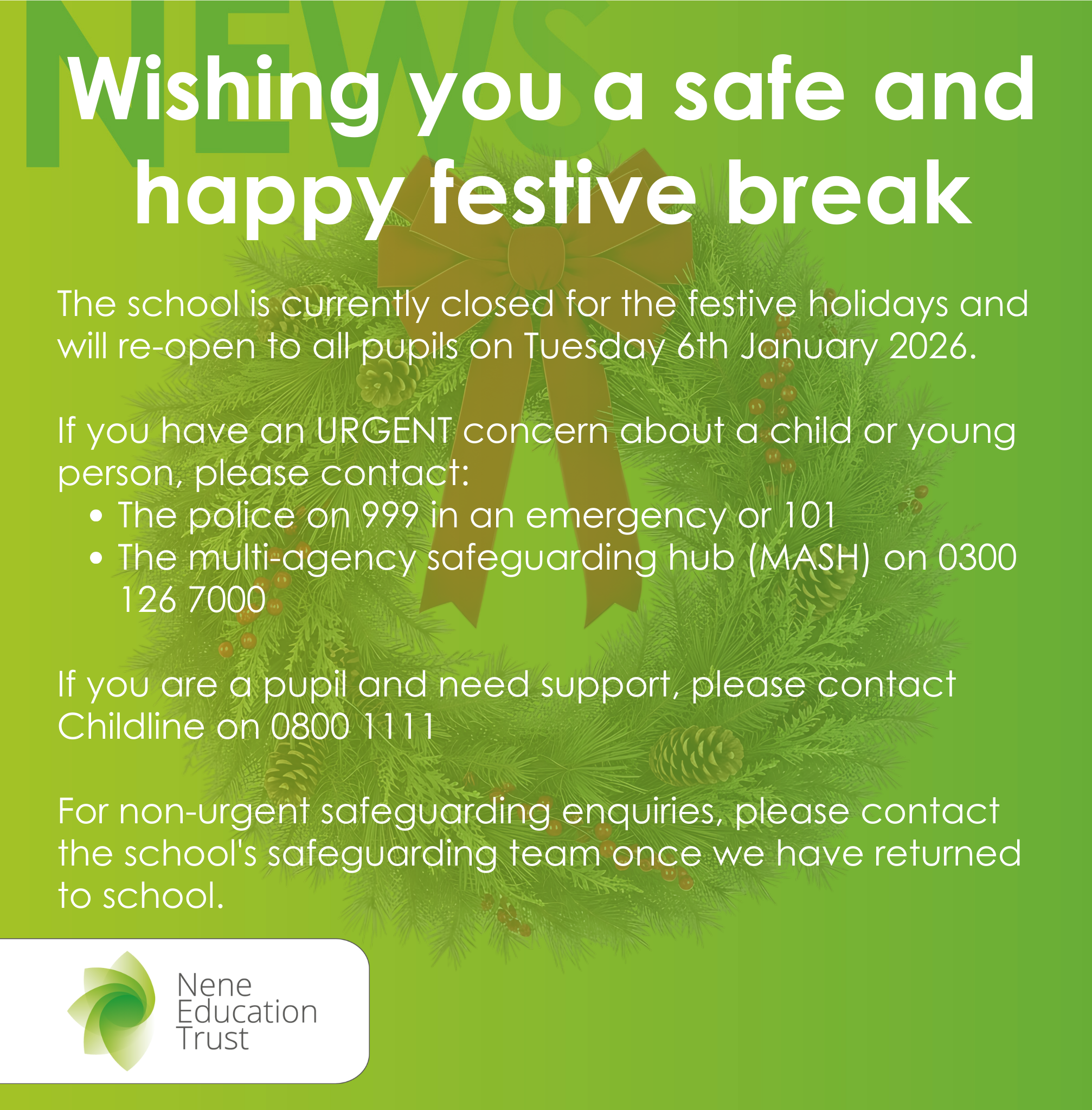 Christmas Break 2025